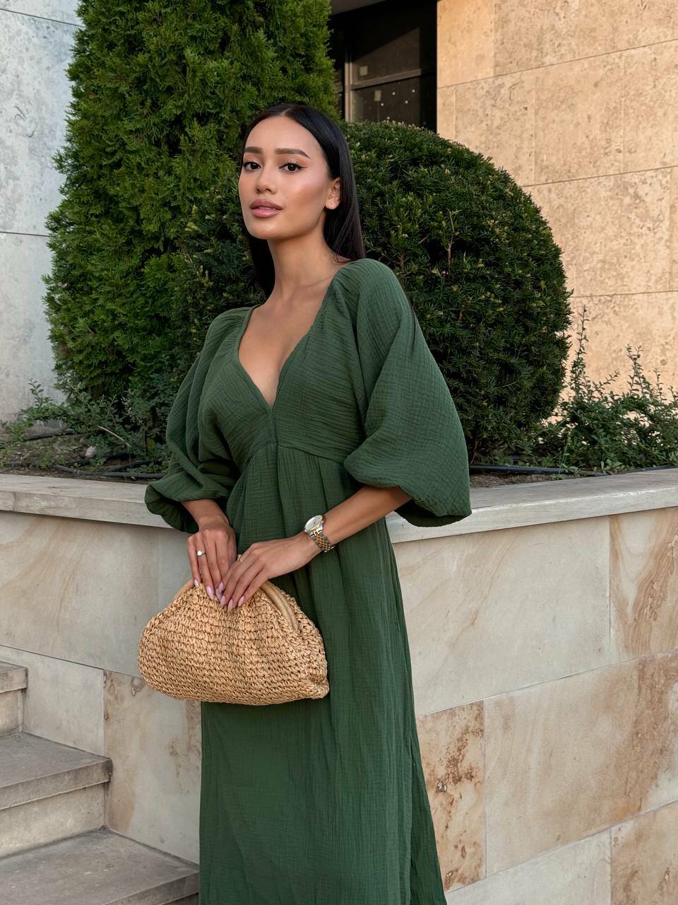 Сукня MARYSIA колір смарагд