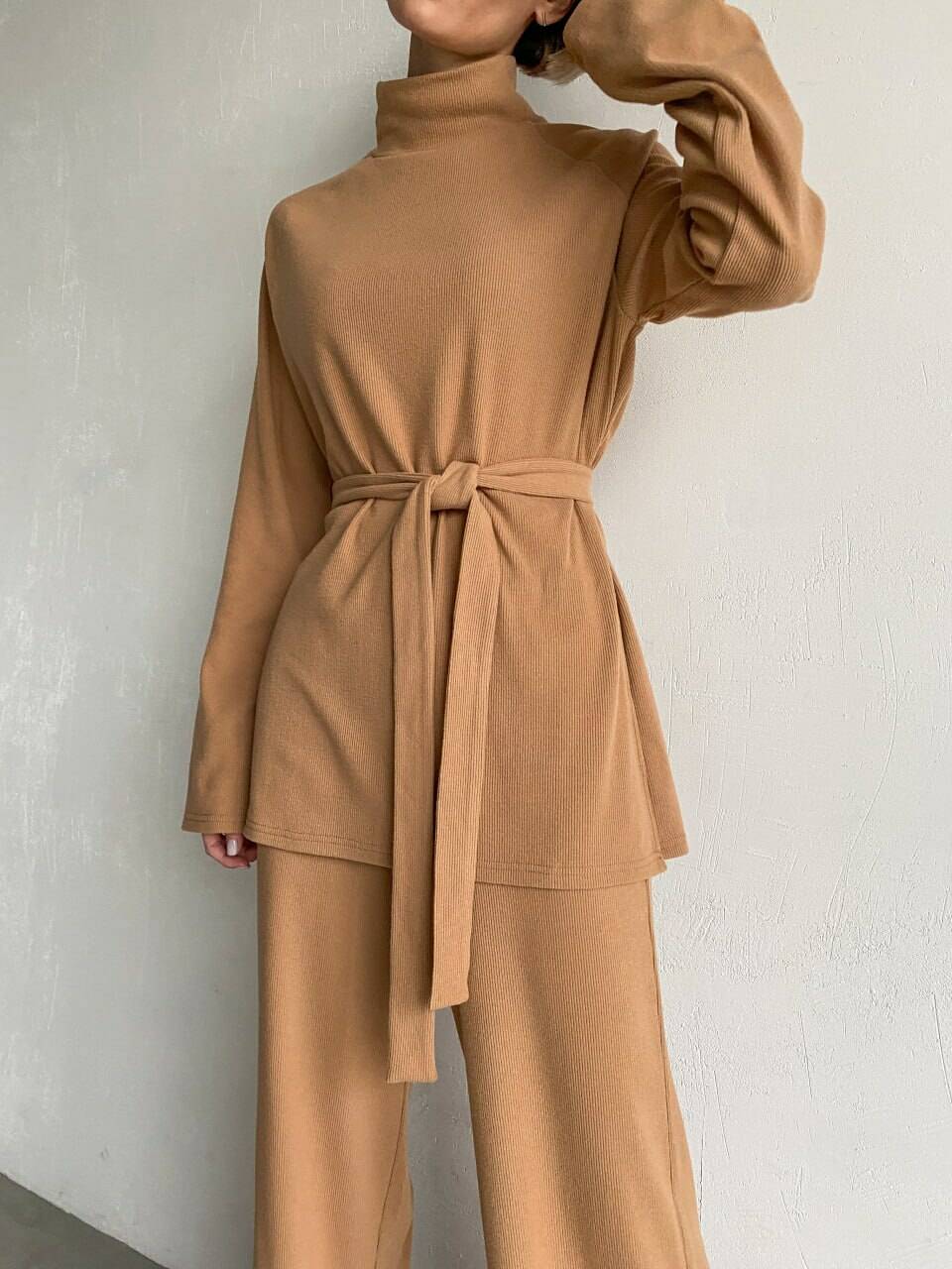 Suit MARGO camel color