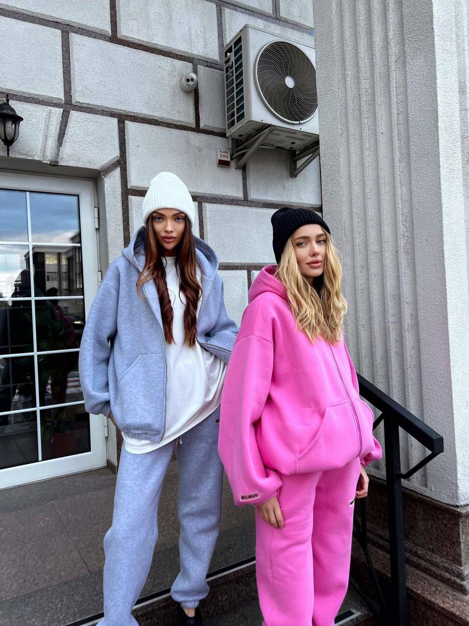 Кофта Zip hoodie колір барбі