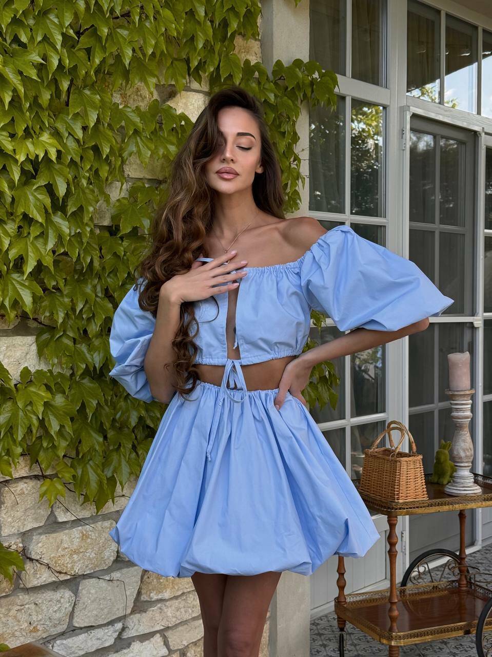 Suit STEFA color blue