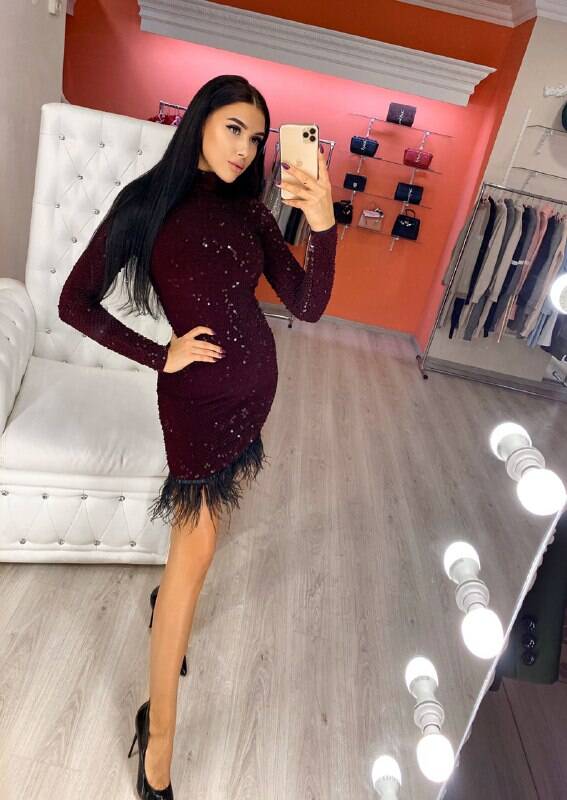 Сукня KEISY lux марсала