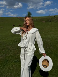 Костюм ASEL молоко Х/Б