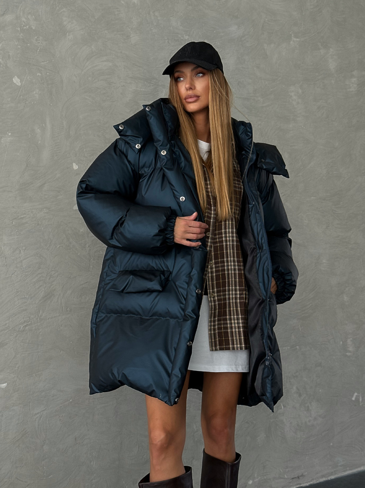 Jacket PRADA dark blue reins color