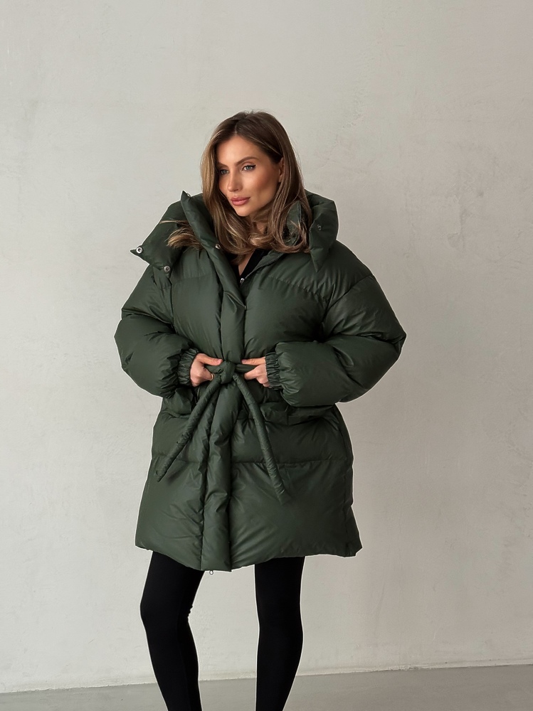 Jacket PRADA olive reins color