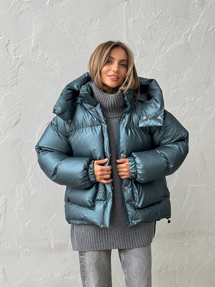 Jacket Puffer BEZE color blue