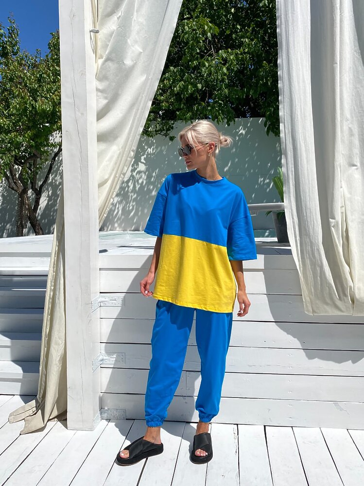 Штани UKRAINE колір синій