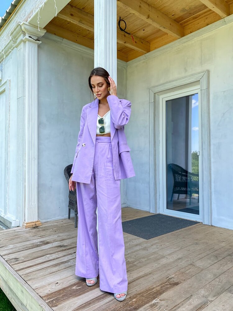Suit AMOUR color lilac